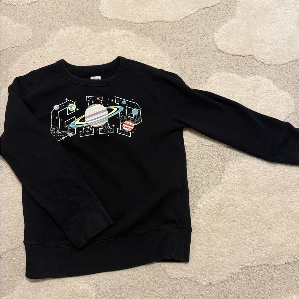 GAP Kids Black Planet Graphic Sweatshirt